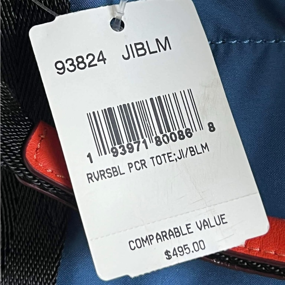 93824- Coach Reversible Pacer Tote In Signature Cordura Fabric With Coach Patch - Picture 13 of 16
